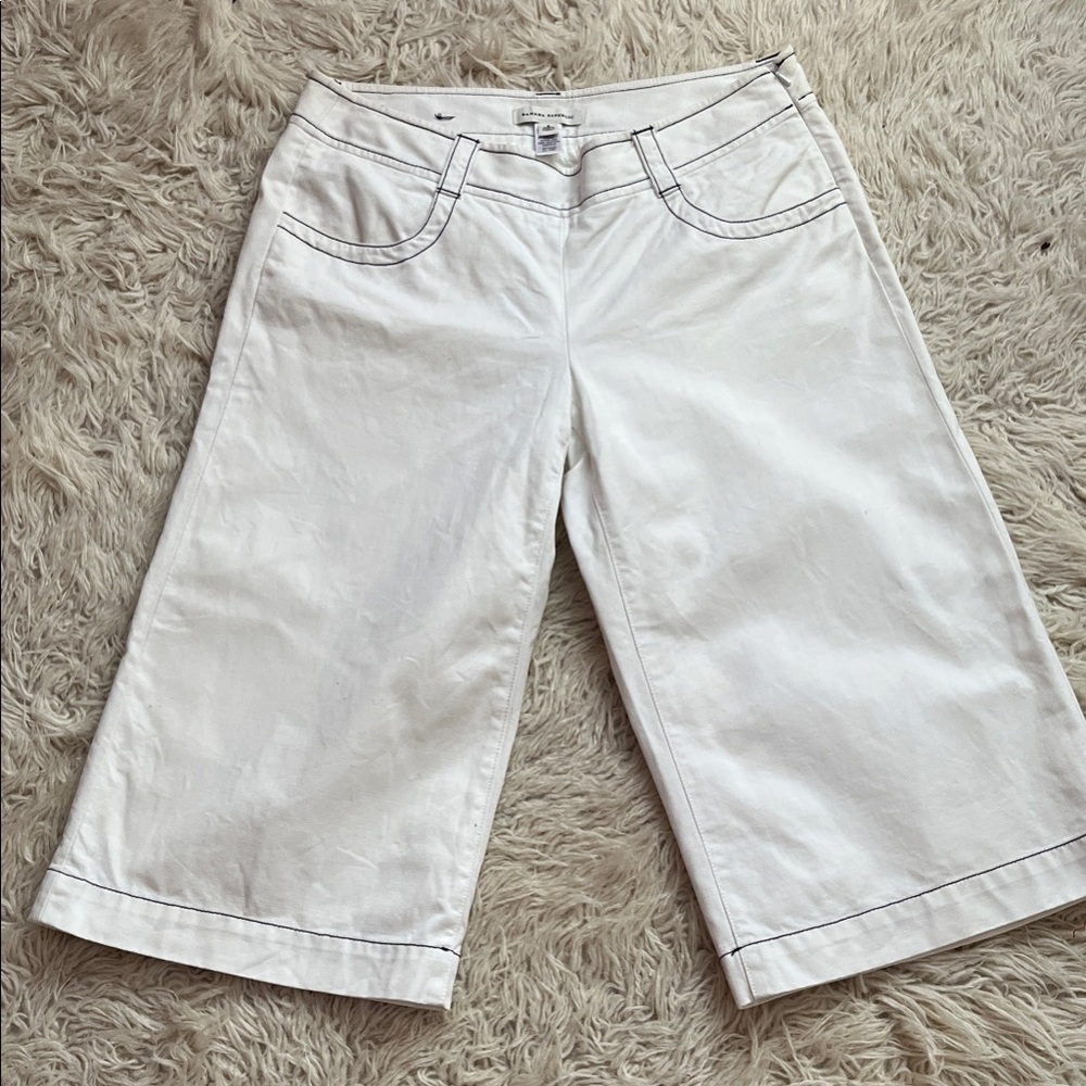 Banana Republic Crisp White Wide Leg Culottes